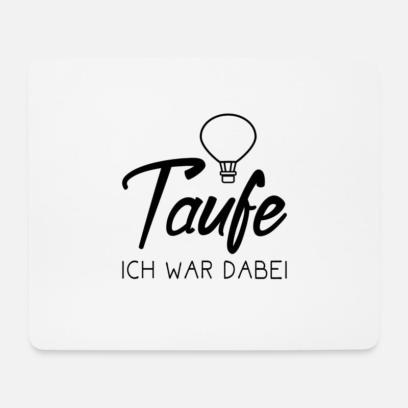 Ballon-Taufe Ich war dabei. - Mousepad (Querformat) - Weiß