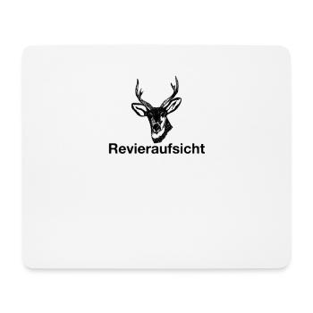 Chasseur de district - Tapis de souris (format paysage) - blanc - Devant