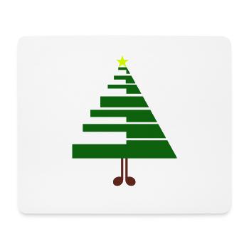 Piano Christmas Tree Christmas - Mousepad (Querformat) - Weiß - Vorne