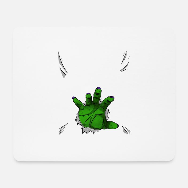 Haupt-Hulk - Mousepad (Querformat) - Weiß