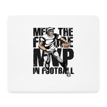 France football - Tapis de souris (format paysage) - blanc - Devant