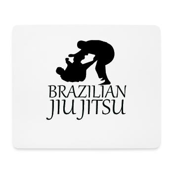 brazilian jiu jitsu - Mouse Pad (horizontal) - white - Front