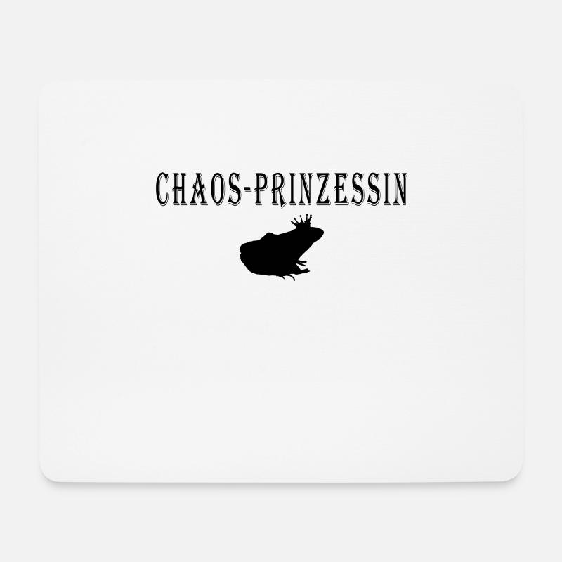Chaos princess dark design frog prince - Mouse Pad (horizontal) - white