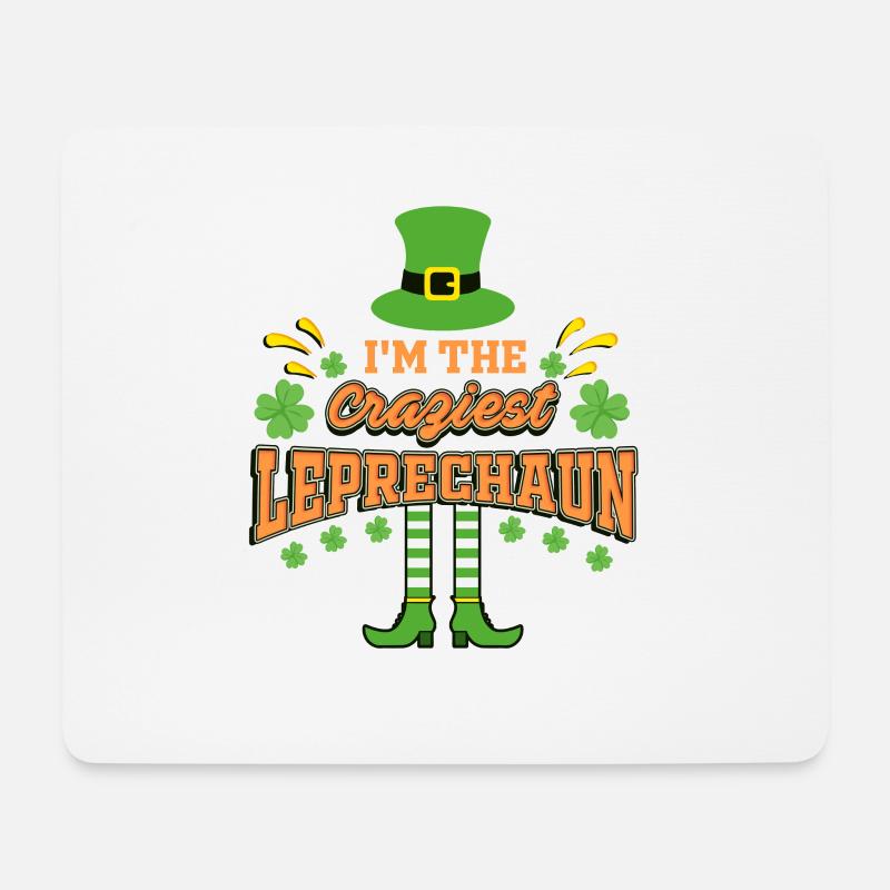 ST PATRICK - Tapis de souris (format paysage) - blanc