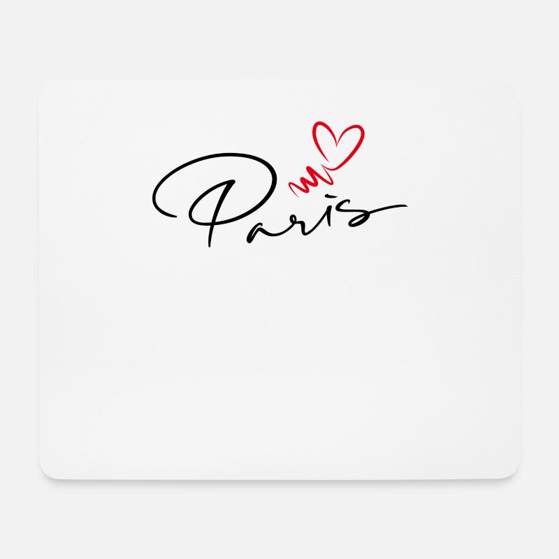 I love paris - Mouse Pad (horizontal) - white