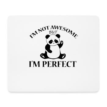 panda drôle sort cadeau shirt - Tapis de souris (format paysage) - blanc - Devant