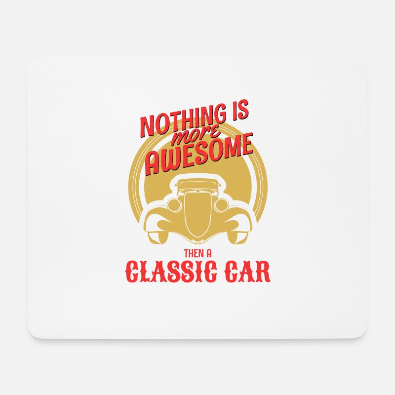 Klassisches Auto, Geschenk, Geschenkidee - Mousepad (Querformat) - Weiß