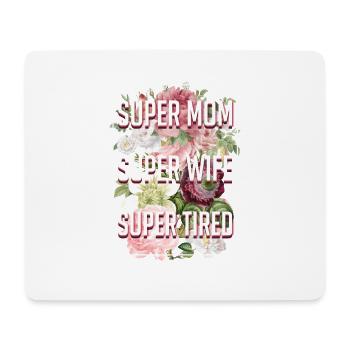 Kinder Muttertag Tshirt Geschenk Mutter Mami - Mousepad (Querformat) - Weiß - Vorne