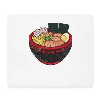 Ramen Kawaii Instant Noodle Soup Anime - Mousepad (Querformat) - Weiß - Vorne