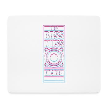 Techno ACID Psytrance Der Bass Fickt - Mousepad (Querformat) - Weiß - Vorne