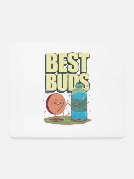 Ectasy MDMA Wasser - Mousepad (Querformat) - Weiß
