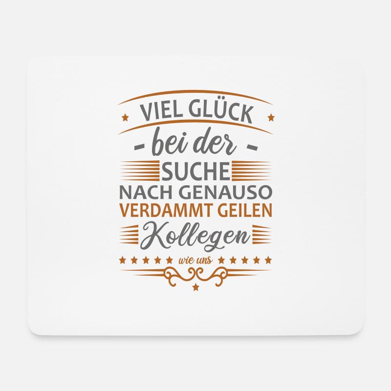 Jobwechsel Kollegen Abschied Abschiedsgeschenk - Mousepad (Querformat) - Weiß