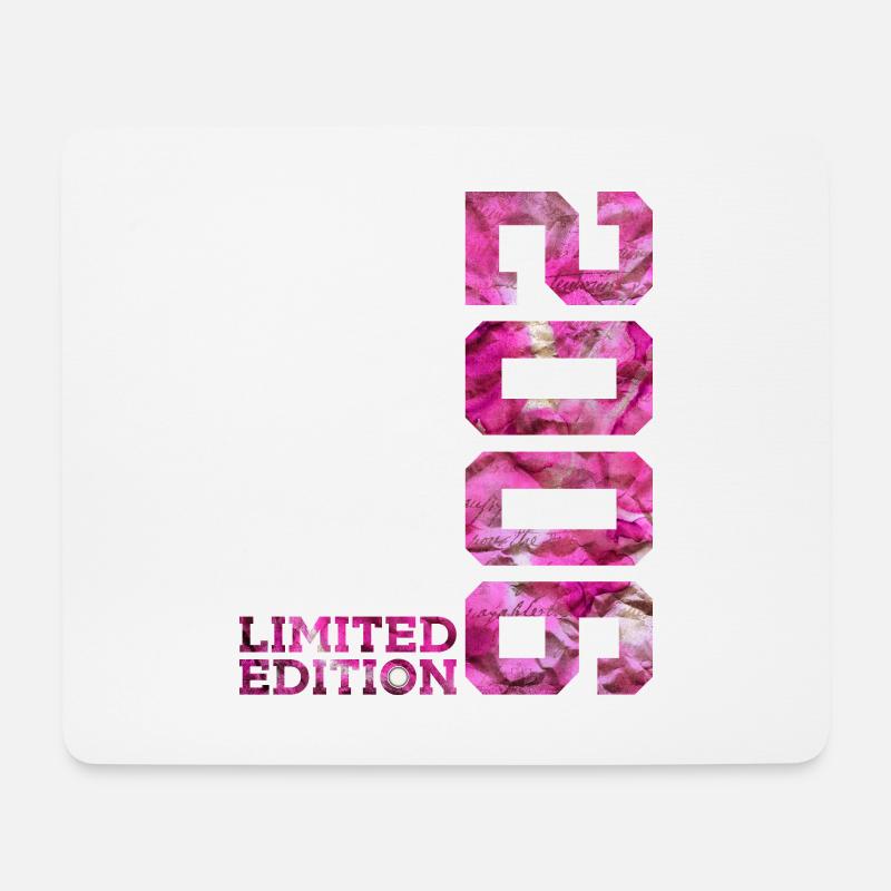 LIMITED EDITION 2006 PINK 20. GEBURTSTAG - Mousepad (Querformat) - Weiß