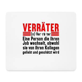 Abschiedsgeschenk Jobwechsel Kollege - Mousepad (Querformat) - Weiß - Vorne