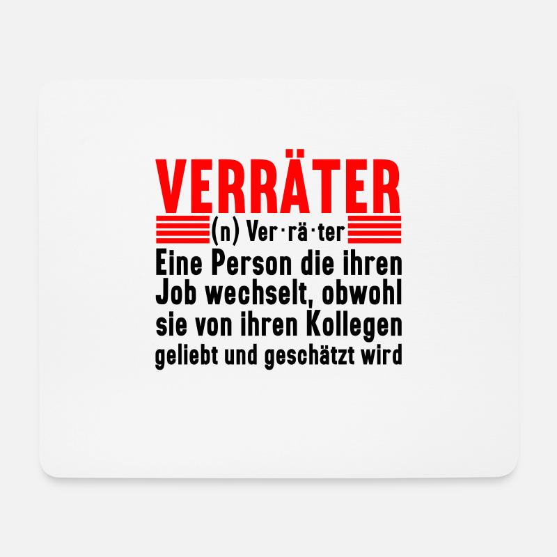 Abschiedsgeschenk Jobwechsel Kollege - Mousepad (Querformat) - Weiß