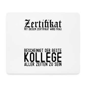 Abschiedsgeschenk Jobwechsel Kollege - Mousepad (Querformat) - Weiß - Vorne
