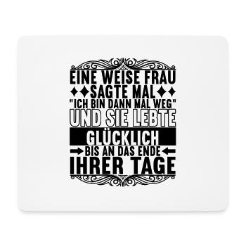 Abschiedsgeschenk Kollege Jobwechsel - Mousepad (Querformat) - Weiß - Vorne