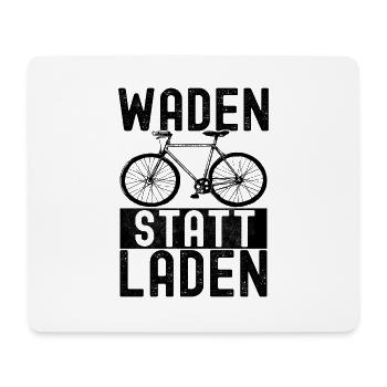 Fahrrad Fahrradfahrer - Mousepad (Querformat) - Weiß - Vorne