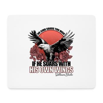William Blake's flying design - Mouse Pad (horizontal) - white - Front