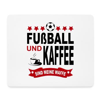 Fußball Fußballspieler Sport Verein - Mousepad (Querformat) - Weiß - Vorne
