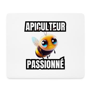 apiculteur passionné - Tapis de souris (format paysage) - blanc - Devant