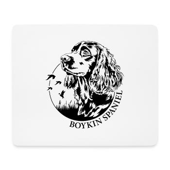 Boykin Epagneul Chasse Portrait Chiens Chien Wilsigns - Tapis de souris (format paysage) - blanc - Devant
