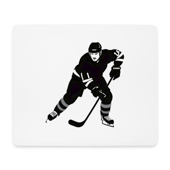 I love Icehockey - Sports Design - Mouse Pad (horizontal) - white - Front