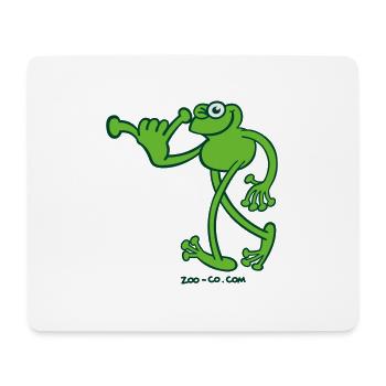 Grenouille Hawaïenne - Tapis de souris (format paysage) - blanc - Devant