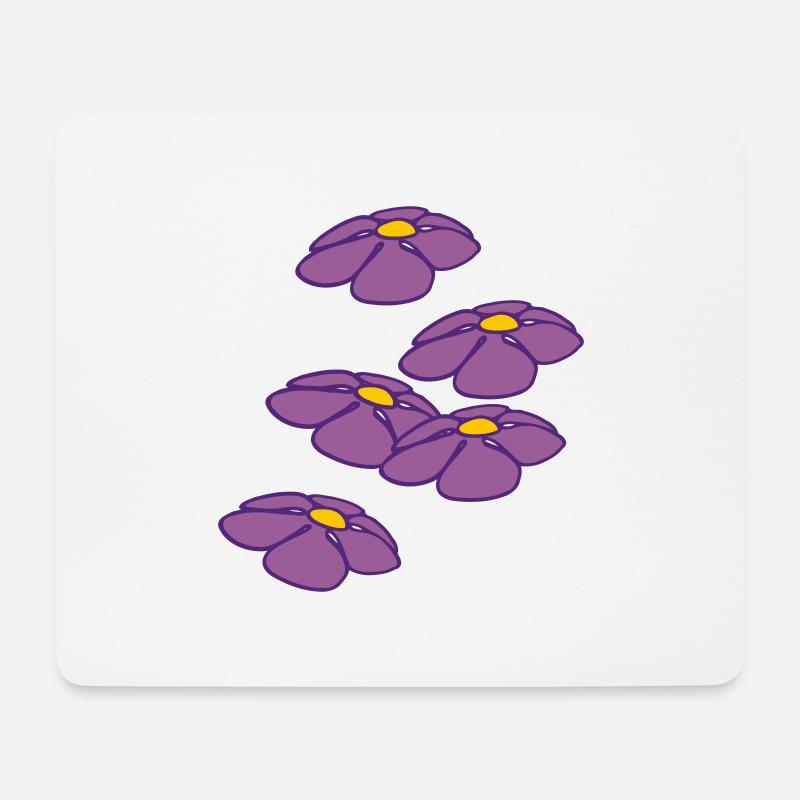 blumen - Mouse Pad (horizontal) - white