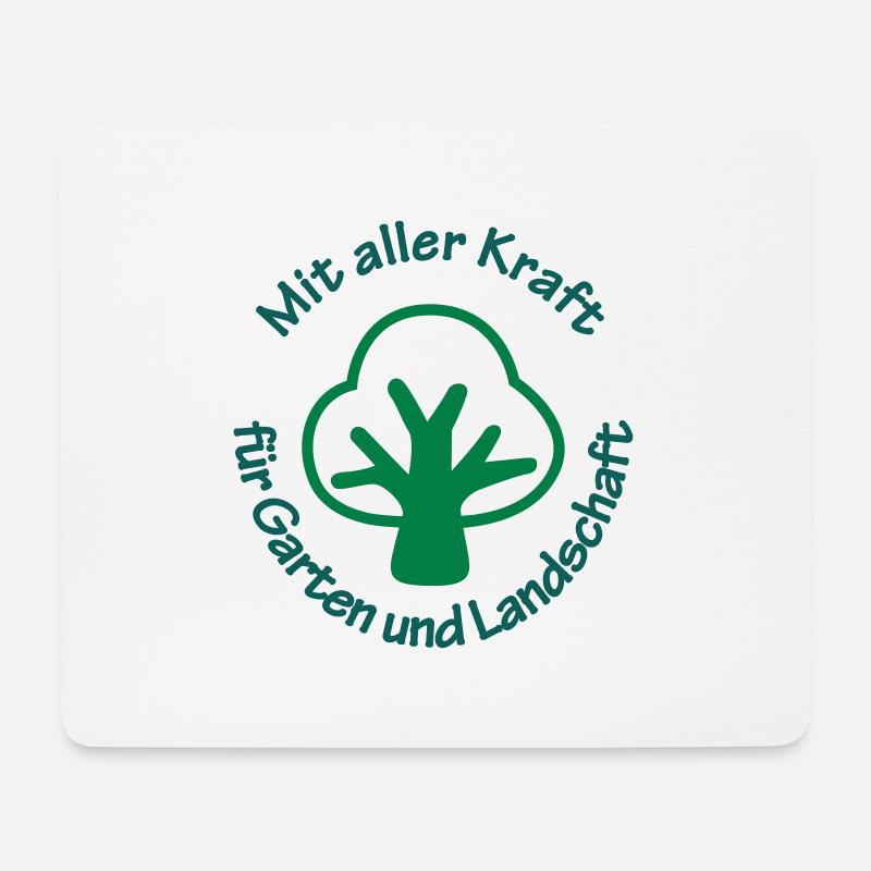 Garten- und Landschaftbau - Mousepad (Querformat) - Weiß