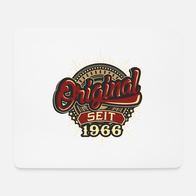 Geburtstag Original seit 1966 - Mousepad (Querformat) - Weiß