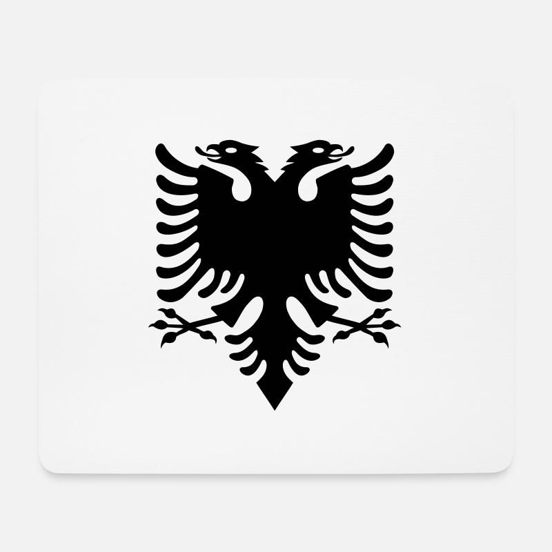 Albanien - Mousepad (Querformat) - Weiß