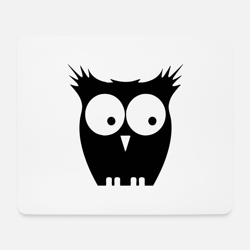 Owl - Mouse Pad (horizontal) - white