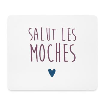 salut les moches - Tapis de souris (format paysage) - blanc - Devant