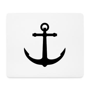Ancres - Tapis de souris (format paysage) - blanc - Devant