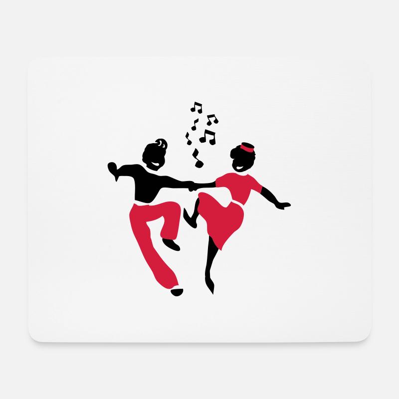 Dance by Patjila - Mouse Pad (horizontal) - white
