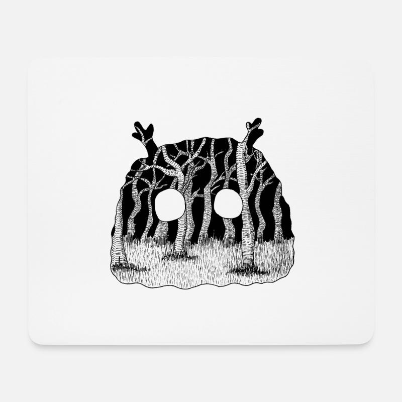 Creature - Mousepad (Querformat) - Weiß