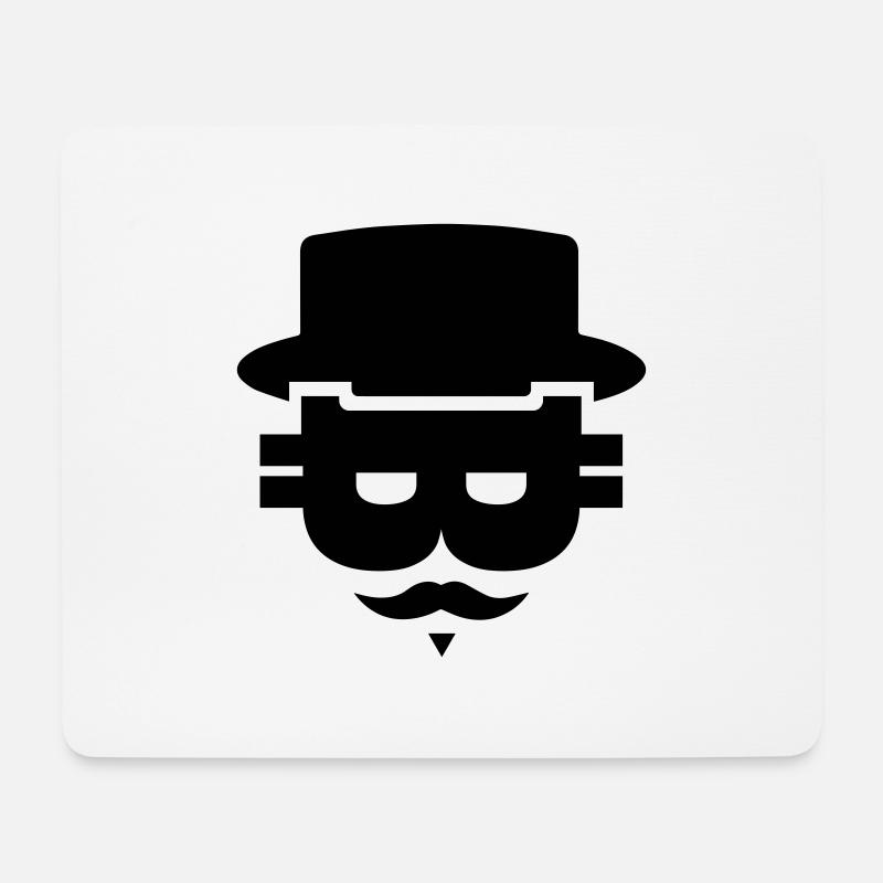 Bitcoin Satoshi Nakamoto - Mousepad (Querformat) - Weiß