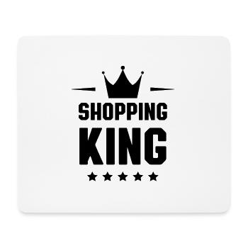 Shopping King - Mousepad (Querformat) - Weiß - Vorne