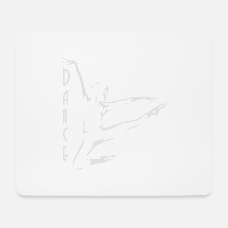 Dance - Mousepad (Querformat) - Weiß
