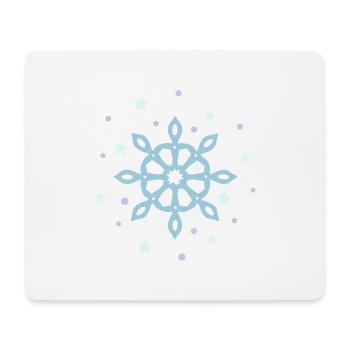 snowflake - Mouse Pad (horizontal) - white - Front