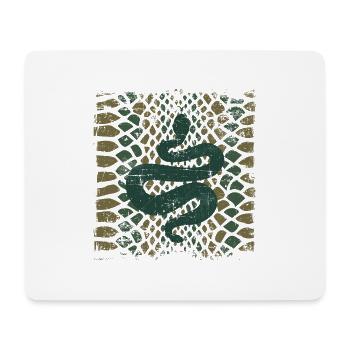 Snake Pattern Vintage Corn Snake Animal Gift - Mouse Pad (horizontal) - white - Front