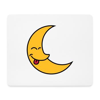 Funny Moon - Mouse Pad (horizontal) - white - Front