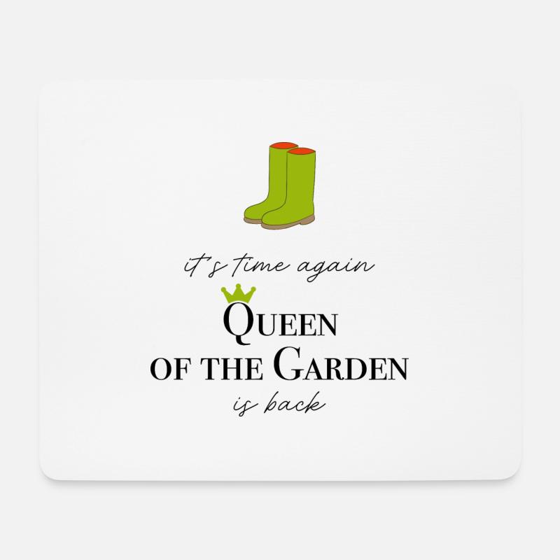 Garten - Mousepad (Querformat) - Weiß