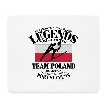 skoki narciarskie ski jumping zakopane - Mousepad (Querformat) - Weiß - Vorne