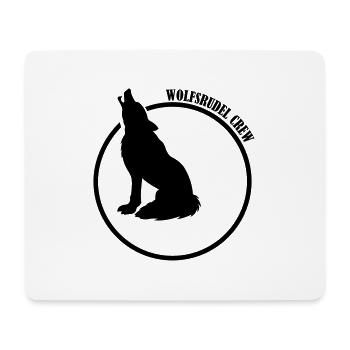 wolfsrudel_crew_01 - Mousepad (Querformat) - Weiß - Vorne