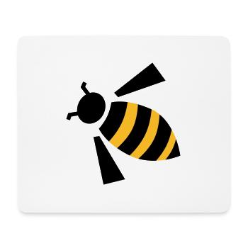 abeille - Tapis de souris (format paysage) - blanc - Devant