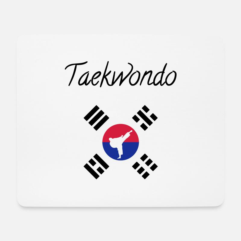 Taekwondo Taekwondoin Tae-Kwon-Do Tae Kwon Do - Mousepad (Querformat) - Weiß