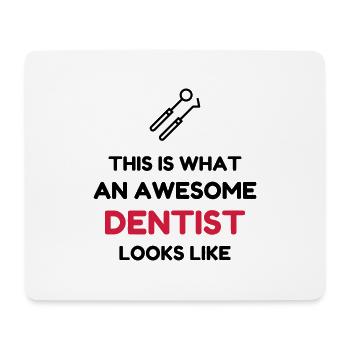 Dentist Zahnarzt Dentiste Zahnärztin Medecine - Mouse Pad (horizontal) - white - Front