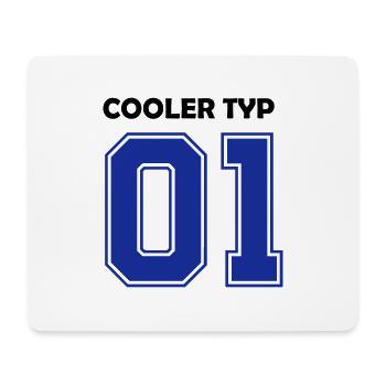 cooler_typ - Mousepad (Querformat) - Weiß - Vorne